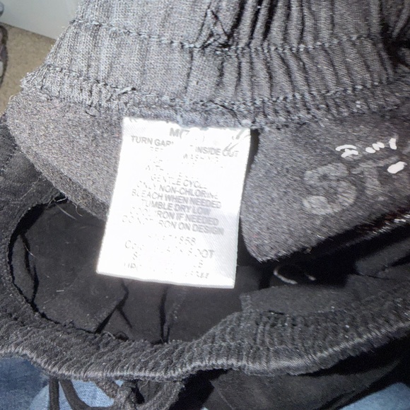 Disney Black Stitch Graphic Jogger Pants with Blue and Purple Accents - Picture 2 of 2